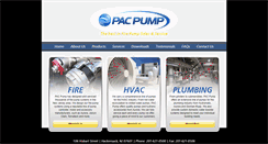Desktop Screenshot of pacpump.com