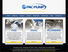 Tablet Screenshot of pacpump.com